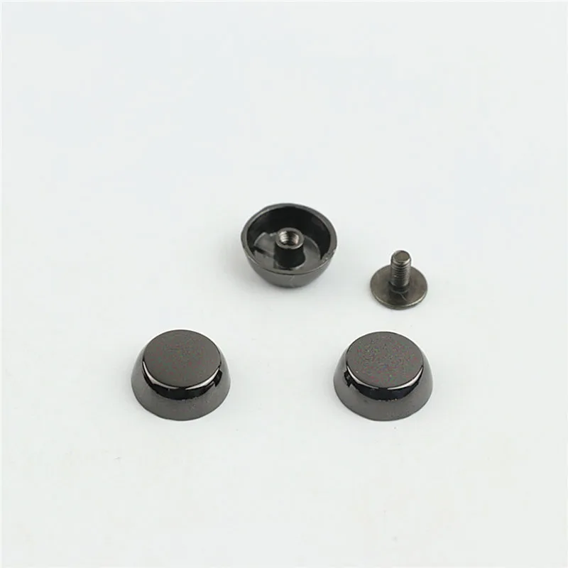 50Pcs Flat Screw Metal Nails Clip Buckles Combined Bag Handbags Buttons Rivet Screw for Bag Leather Craft Hardware Accessories