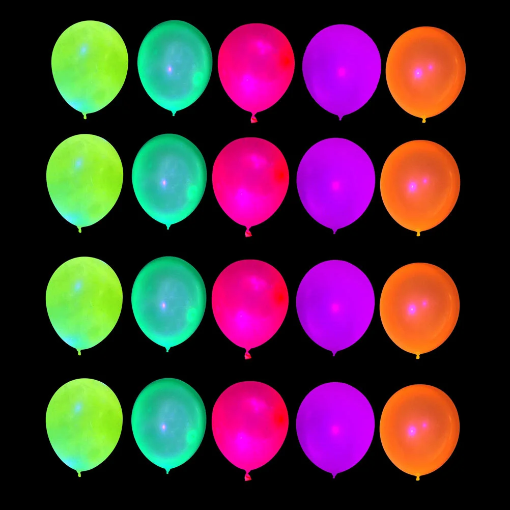 

Balloons Latex Night Garland Fluorescent Layout Propsfavors Darkglow Kit Balloon Neon Party Valentine Shiny Easter Light