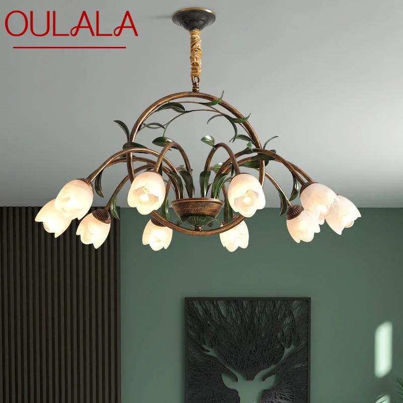 Американская пасторальная Подвесная лампа OULALA французская фотолампа креативный