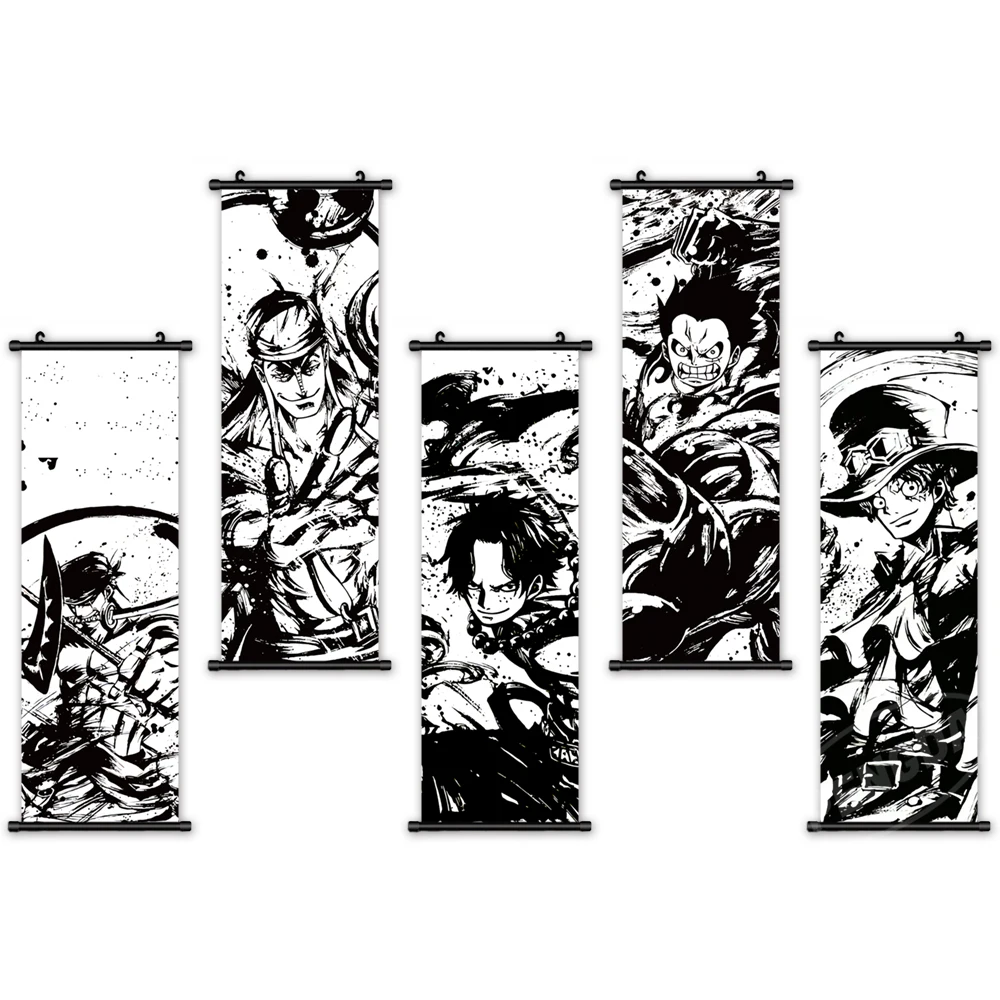 

Home Decor Monkey D. Luffy Painting Canvas Prints One Piece Poster Wall Art Japan Animation No Frame Pictures For Living Room