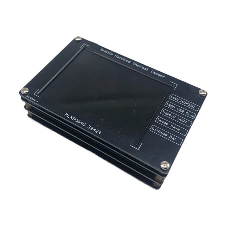 

Тепловизор с инфракрасным датчиком 24X32 пикселей с диапазоном от-40 ℃ до 300 ℃, ЖК-дисплей 2,8 дюйма с разрешением X 32 0