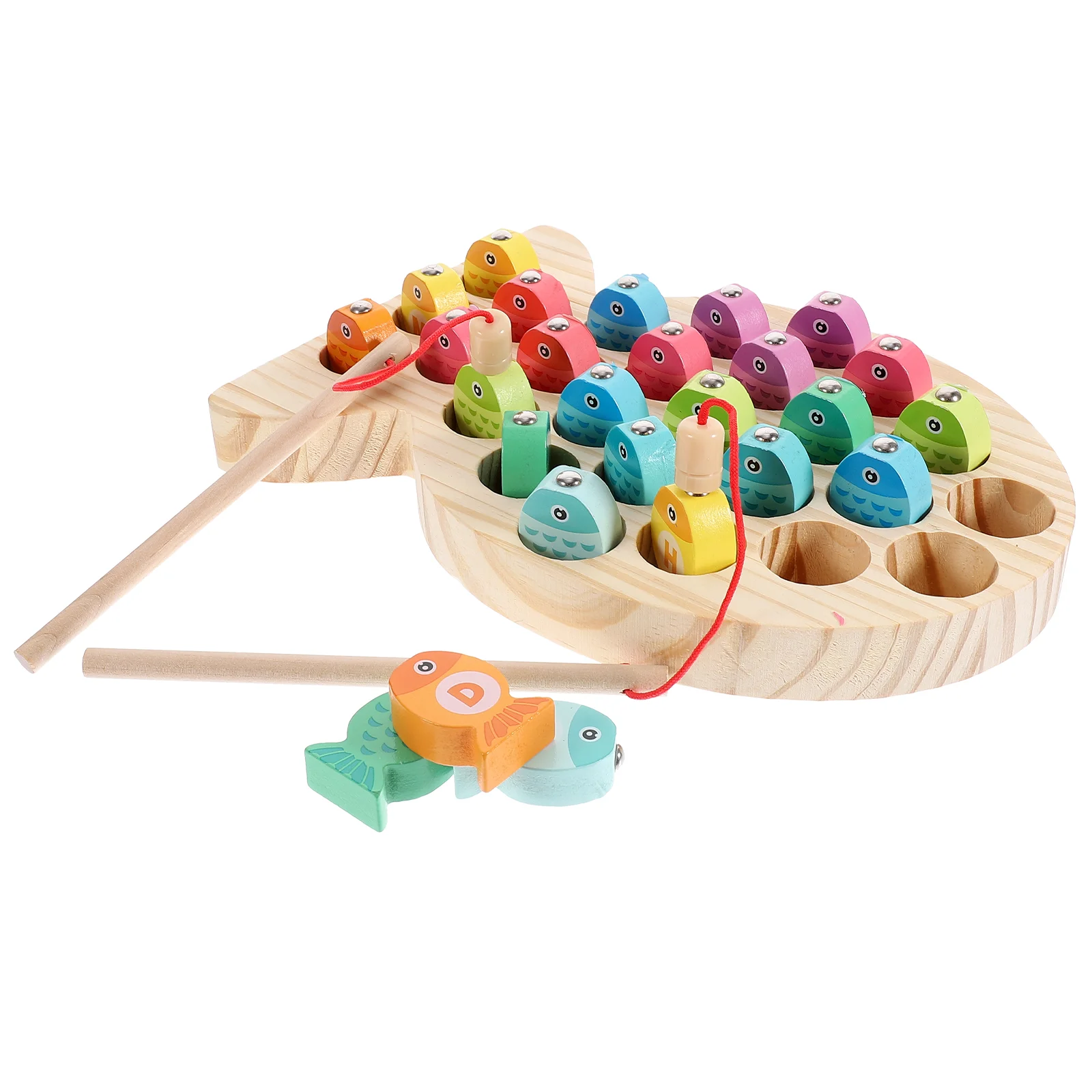 

Магнитная деревянная игрушка для рыбалки, игрушки для малышей, игрушки с буквами, магниты для мелкой моторики, детские игрушки для малышей