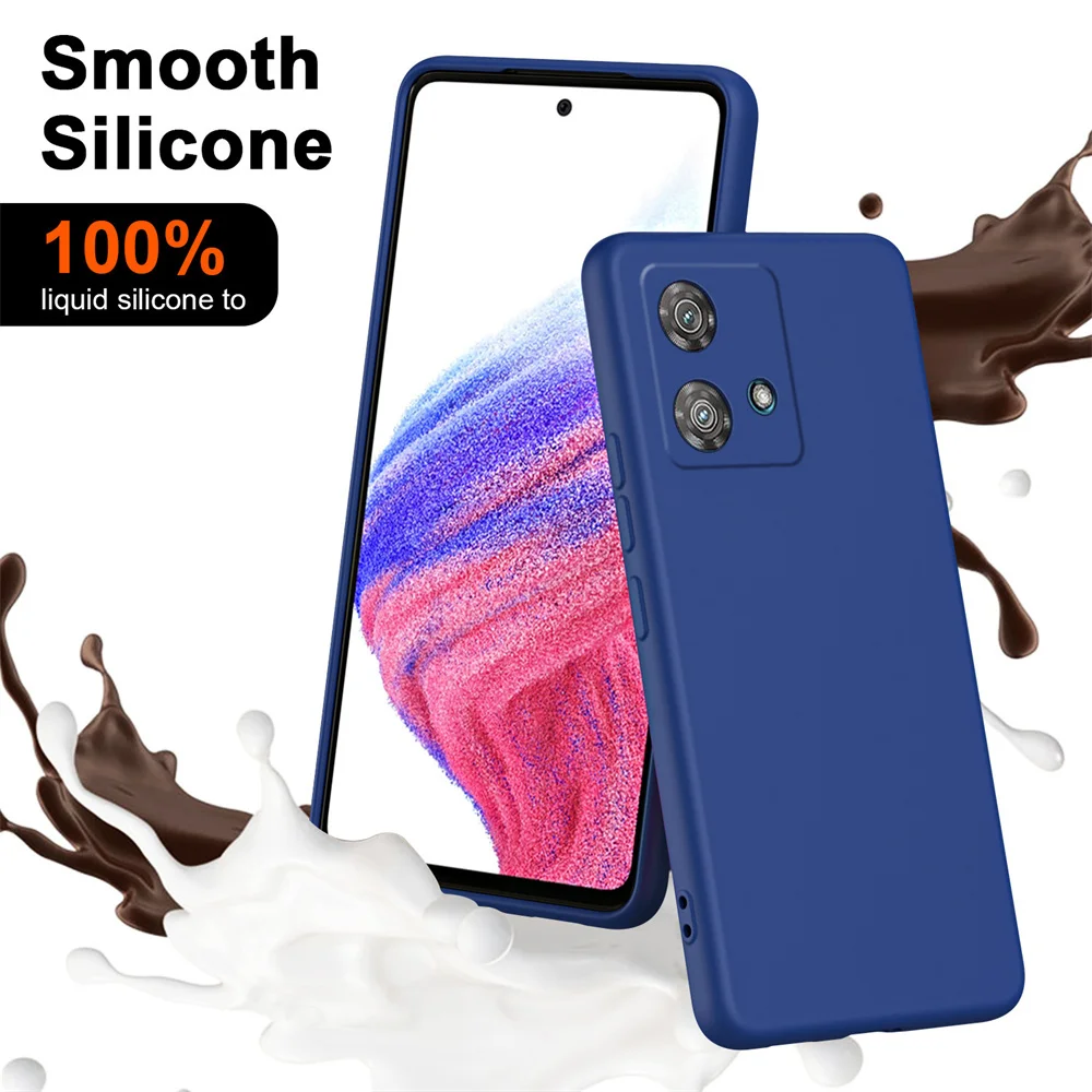 Фото Чехол для Moto G84 G85 G35 G34 G32 4G 5G с ощущением кожи, жидкий силиконовый чехол для Motorola Edge 50 40 30 Neo Stylus Edge 50 Fusion №5