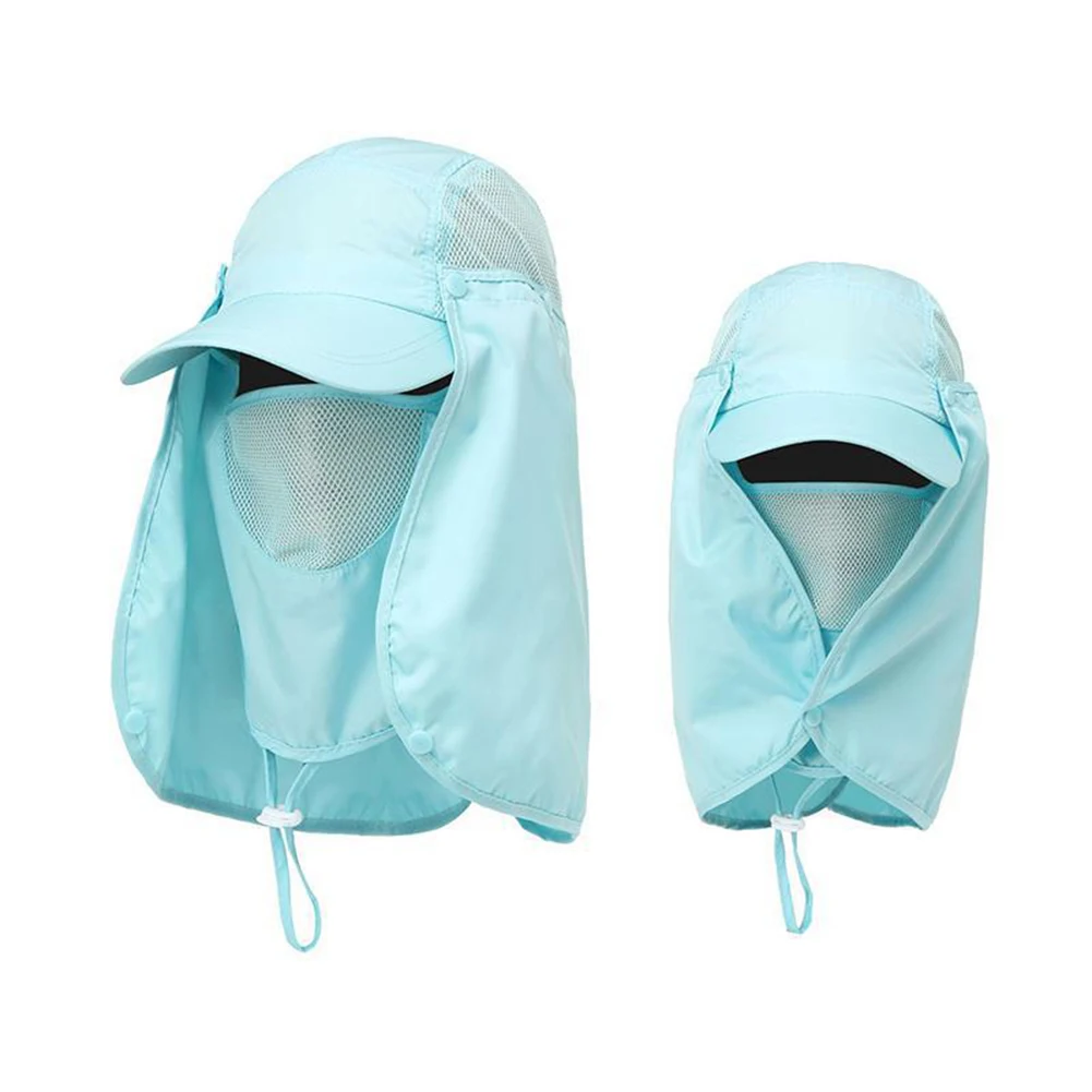 

Outdoor Neck Cover Hat Fishing Camping Hiking UV Protection Quick-drying Hats Foldable Full Surrounding Hat Camping Equipment