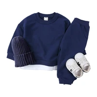 baby boy girls clothing set fashion cotton sweatshirt tops and pants kids long sleeve suits 0 4 years toddler sportswear outfit