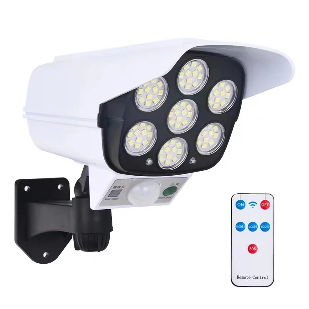 

Remote Control Solar Light Fake Monitor Lamp Induction Wall lamp Waterproof Dummy Camera Outdoor Wall Light