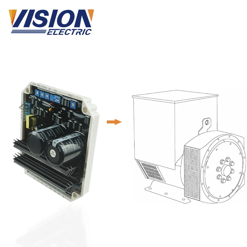 Фото Автоматический регулятор напряжения AVR VR08 для KF306A KF308A №5