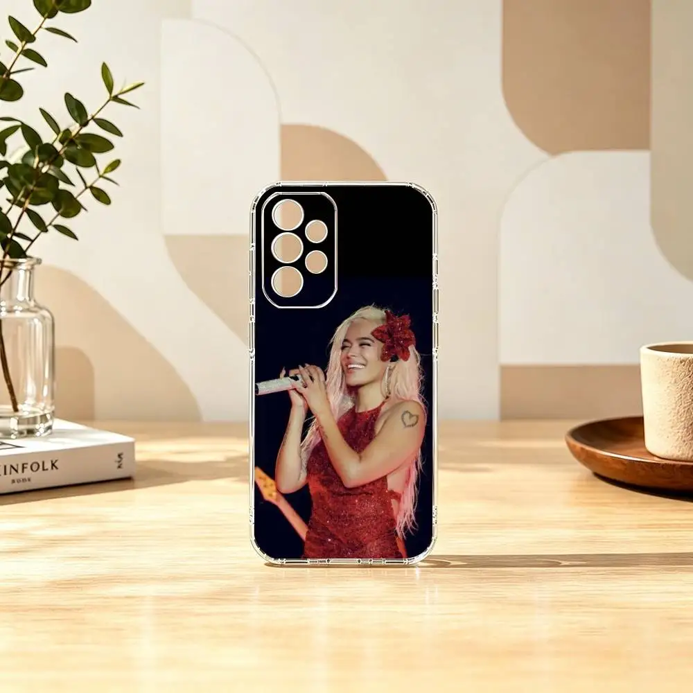 Чехол для телефона Tropicoqueta Karol G Gift для Samsung S25, S24, S21, S22, S23, S30, Ultra, S20, Plus, FE, прозрачный (art.: 3920db3dd96a4) - 3920db3dd96a4