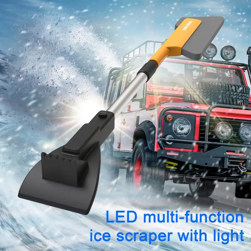 

Car Ice Scraper Snow Shovel Extendable Auto Windshield Snow Shovel Multifunction Snow Ice Trowel Remover Car Cleaning Tool