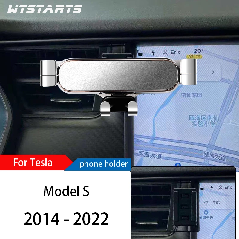 

Автомобильный держатель для телефона, подставка для Tesla Model S X 14-22, регулируемый штатив для GPS навигации, аксессуары для интерьера автомобиля