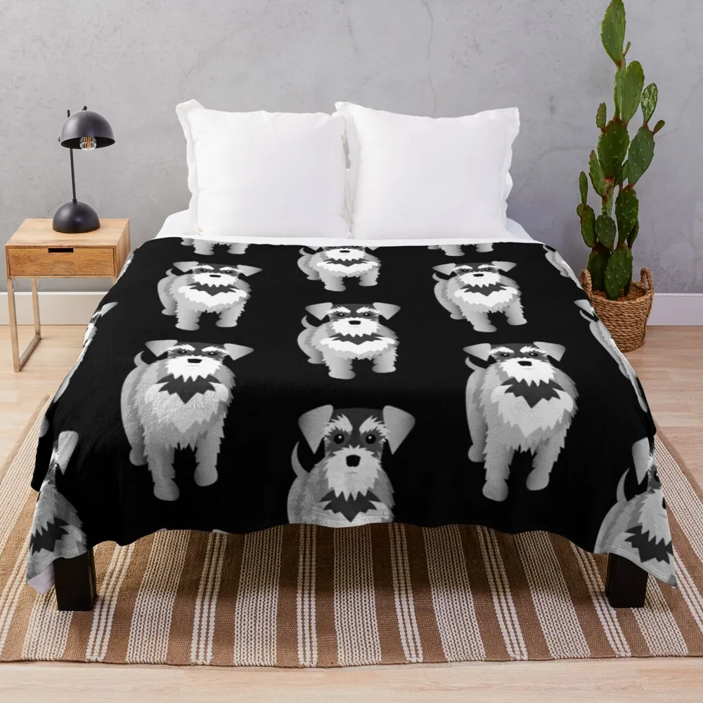 

Bakugo Schnauzer Woven Blanket Art For Couch Boho Throw Blankets