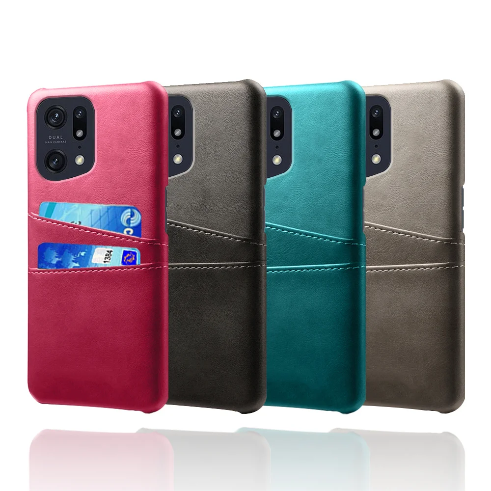 

OPPO Find X5 Pro Case For OPPO Find X5 Pro Realme GT2 9 Pro Plus 9i V25 PU Leather Card Slots Cover For Oppo A36 Reno7 Z SE 5G