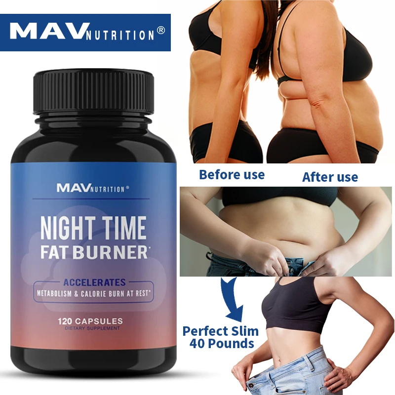 

Appetite Suppression Weight Loss Capsules At Night, Healthy and Safe Weight Loss, Promote Metabolism and Body Management