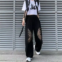 combinaison femme ropa aesthetic y2k clothescasual high waist loose wide leg pants for women 2022 spring summer loose female b