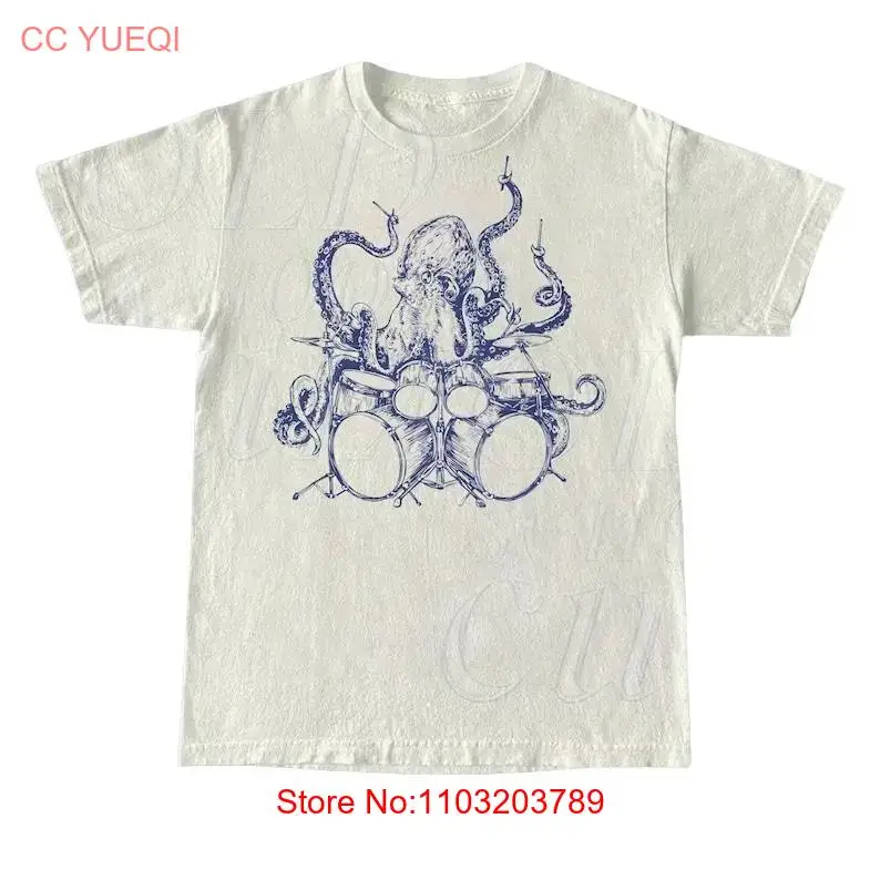 Футболка в стиле осьминог Ретро футболка винтажном с татуировкой виде осьминога