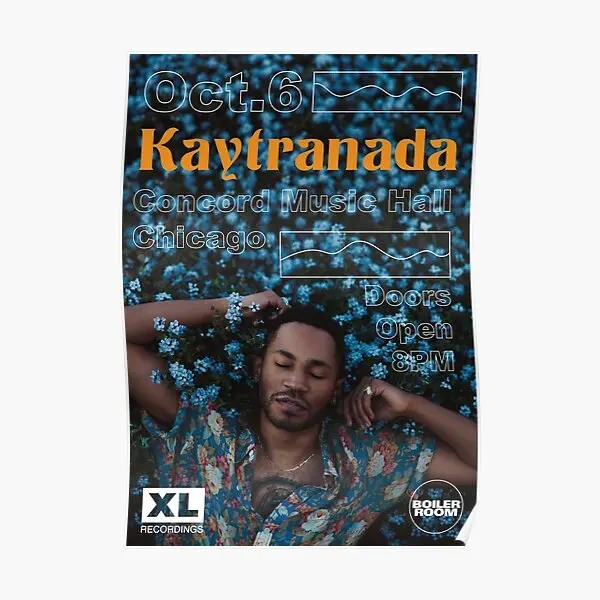 

Плакат Kaytranada с изображением концерта, настенная комната, забавная домашняя роспись, винтажная современная живопись, украшение, Декор, карти...