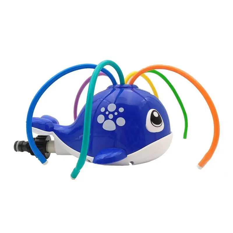 

New Toys Splash Whale Yard Water Play Spinning Whale Toy Lawn Sprinkler For Kids Gift Summer Outdoor Fun Sports Sprinkler Toys