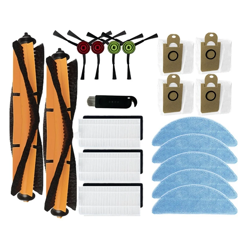 

Main Side Brush Hepa Filter Mop Rag Cloth Dust Bag Accessories Parts Replacement Parts For Xiaomi Lydsto R3 Robot Vacuum Cleaner