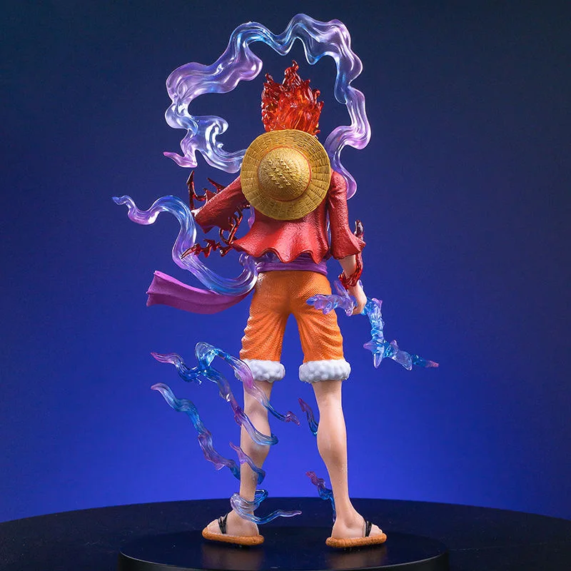 Anime One Piece Figure Nika Luffy Gear 5 Sun God PVC Action Figurine Statue Collectible Model Doll Figure Toys Kids Gift images - 6