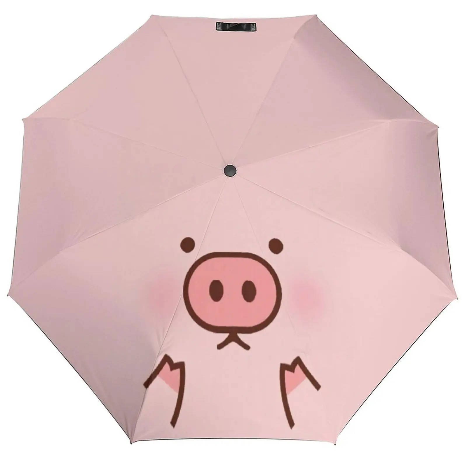 Складной зонт с рисунком свиньи Oxford