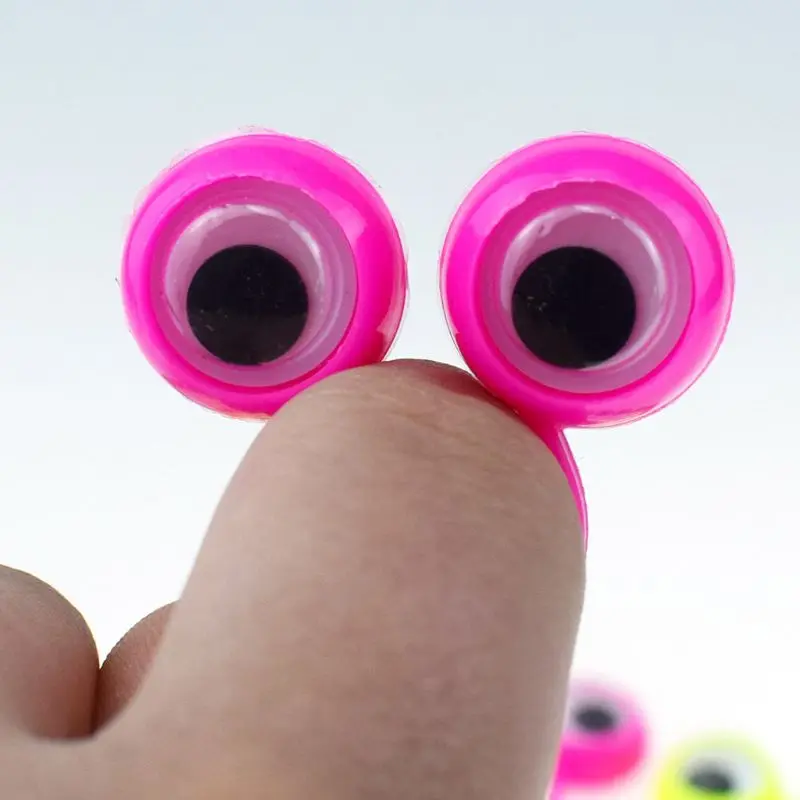 

Cute Knuckles Ring 50x Cartoon Rings Personalized Eyeball Ring Eye Finger Puppets Googly Eyes Rings Decor Gift for Kids