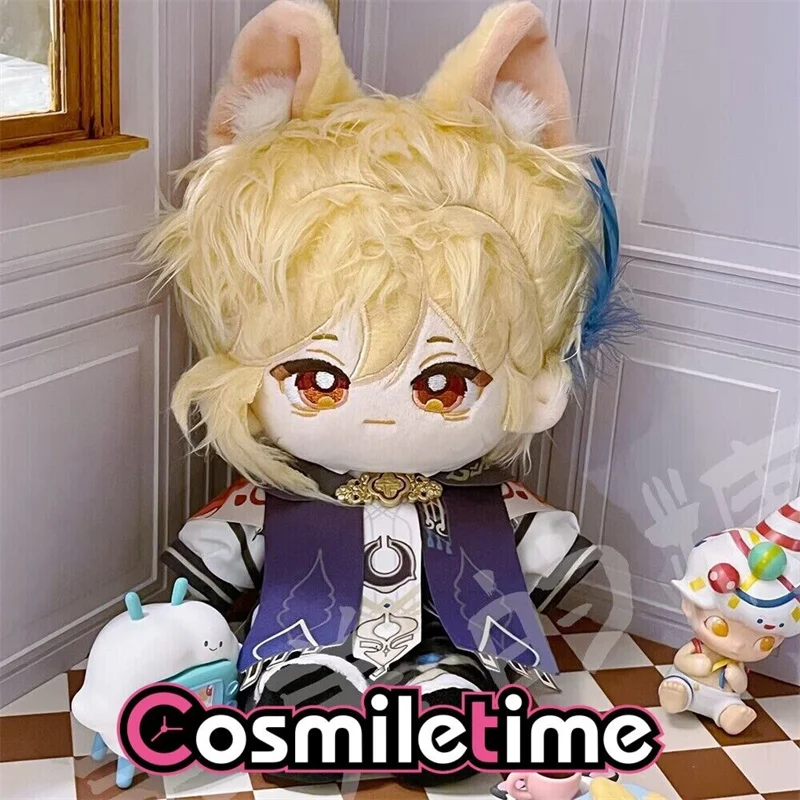 

Genshin Impact Kaveh 20cm Plush Doll Stuffed Clothes Dress Up Cospslay Children's Toys For Girl Anime Toys Xmas Gifts WEN