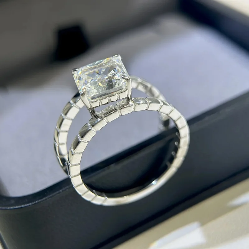 Бесплатная доставкаНовое кольцо из чистого серебра s925 с гальваническим