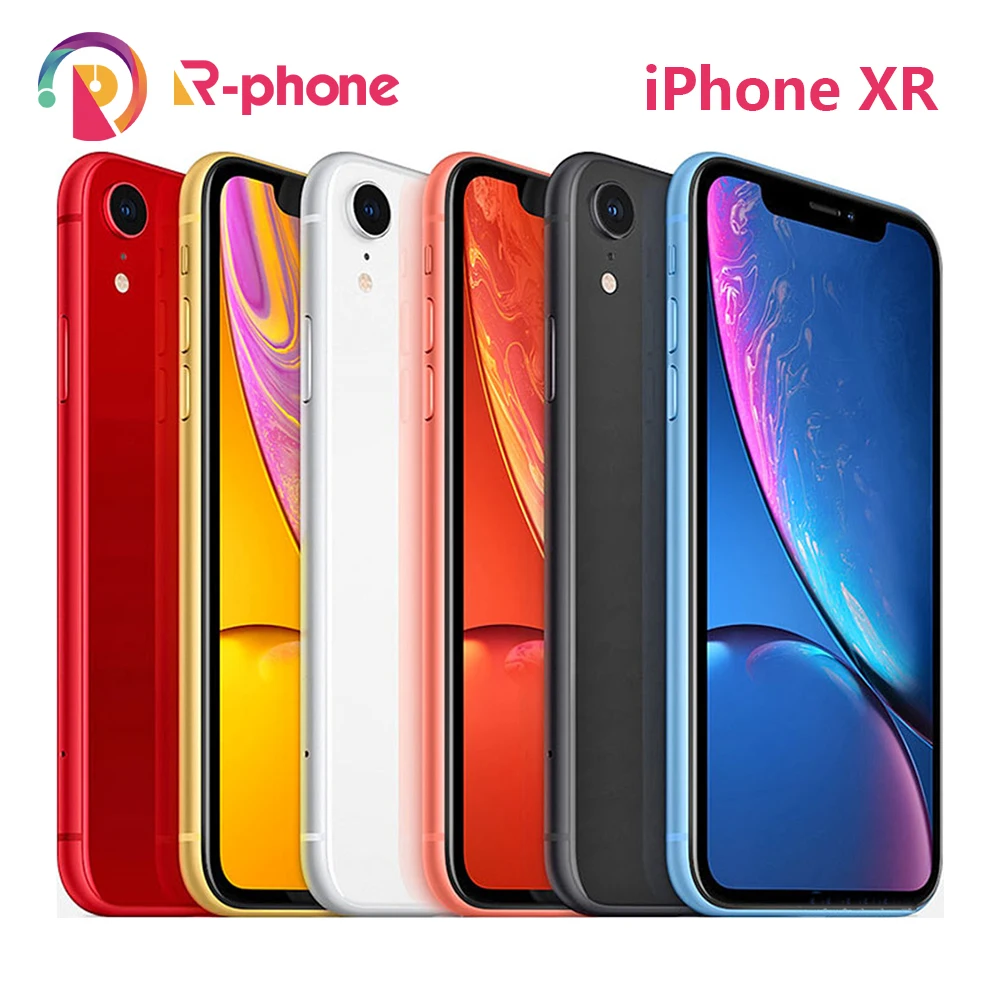 Apple iPhone XR телефон Лицо ID 6 1 &quotразблокированный OriginalLiquid Retina полностью ЖК-дисплей 4G