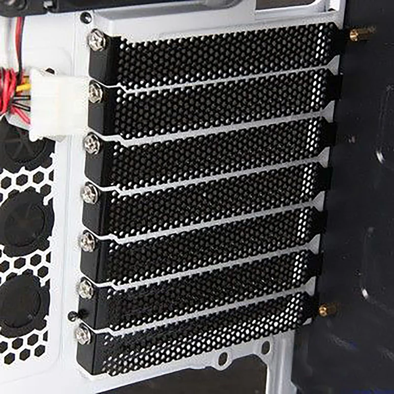 Фото 5 шт. крышка слота PCI/крышка слота PCI Пылезащитный фильтр заглушающая плата охлаждающий вентилятор пылезащитный фильтр для вентиляции ПК компьютера №5