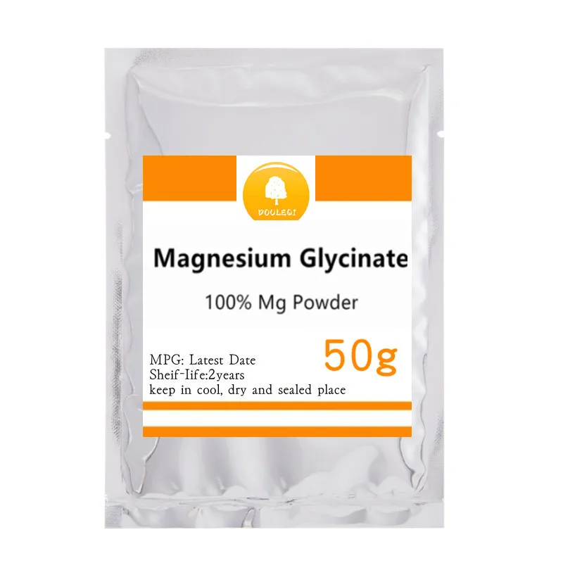 

50-1000g Magnesium Glycinate Mg,100% Powder,Free Shipping
