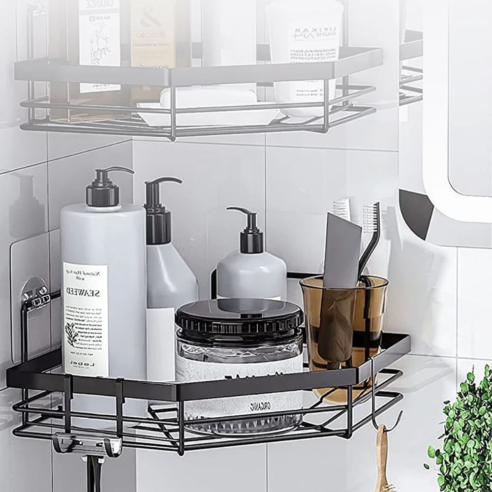 Полка для ванной комнаты держатель душа треугольные полки из нержавеющей стали