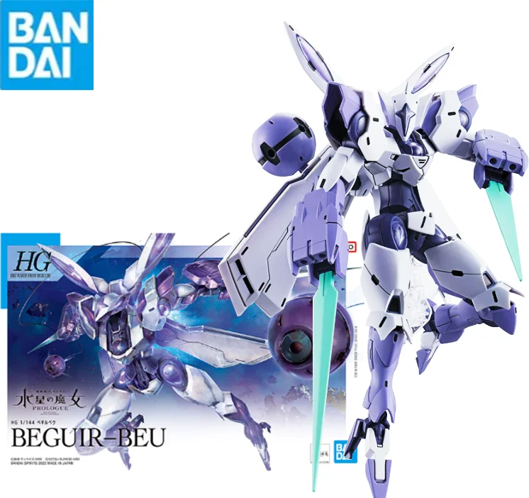 

Bandai Gunpla Hg 1/144 ведьма из Mercury Gundam Beguir-Beu Сборная модель подвижные соединения высококачественные коллекционные модели