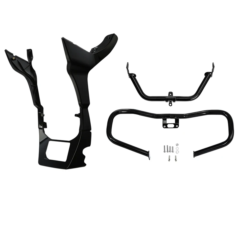 Мотоциклетный яркий черный обтекатель для спойлеров чехол Harley Road Glide FLTRX FLTRXS 2017-2021