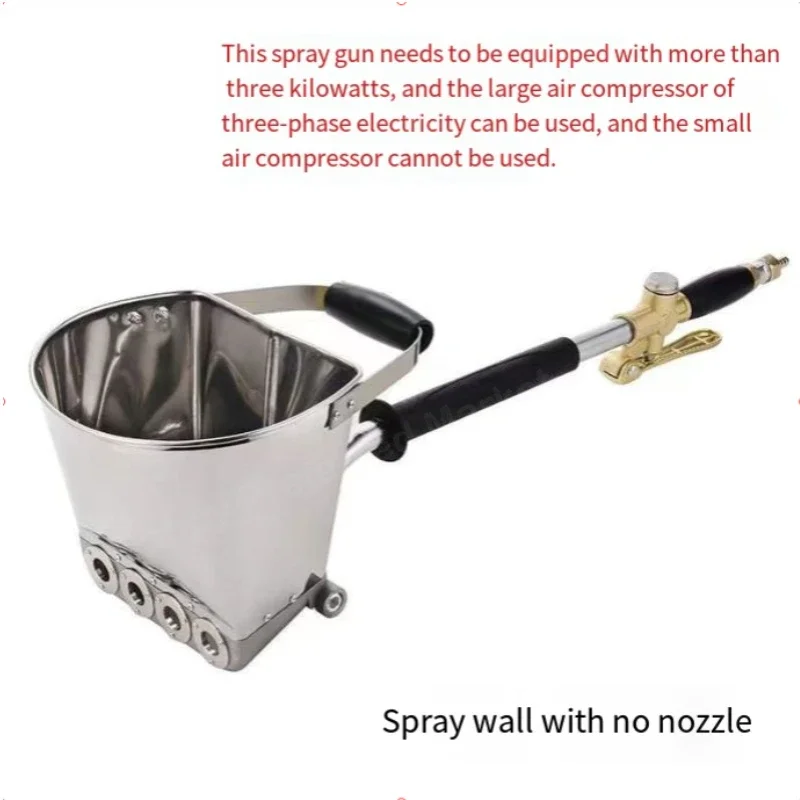 Новое поколение строительного распыления цементного раствора пневматического