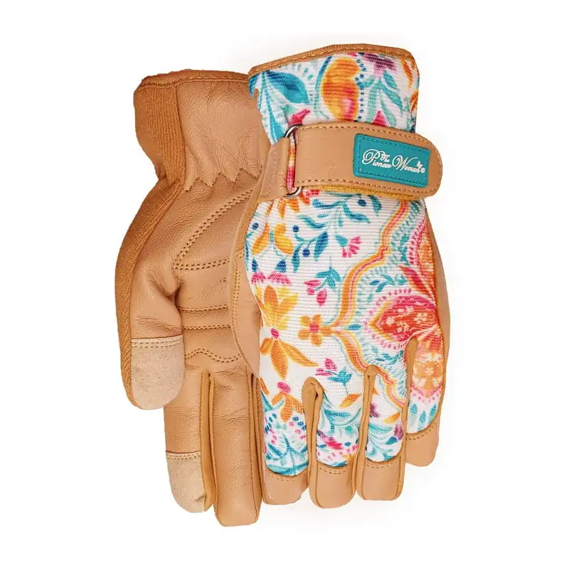 

Gardening Gloves, Ladies Size Medium Plastic gloves disposible Kitchen gloves for cooking Pink nitrile glooves Cleaning gloves G