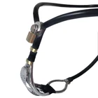 Женский пояс верности из нержавеющей стали Нижнее белье Пояс с блокировкой штаны Пояс верности Съемная Анальная пробка секс-игрушки для женщин БДСМ