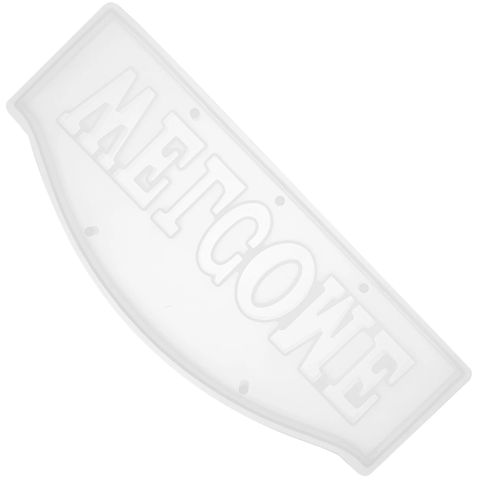 

Welcome Sign Mold Ornament Large Molds Craft Epoxy Making Crystal DIY Manual Adornment Resin Moulds