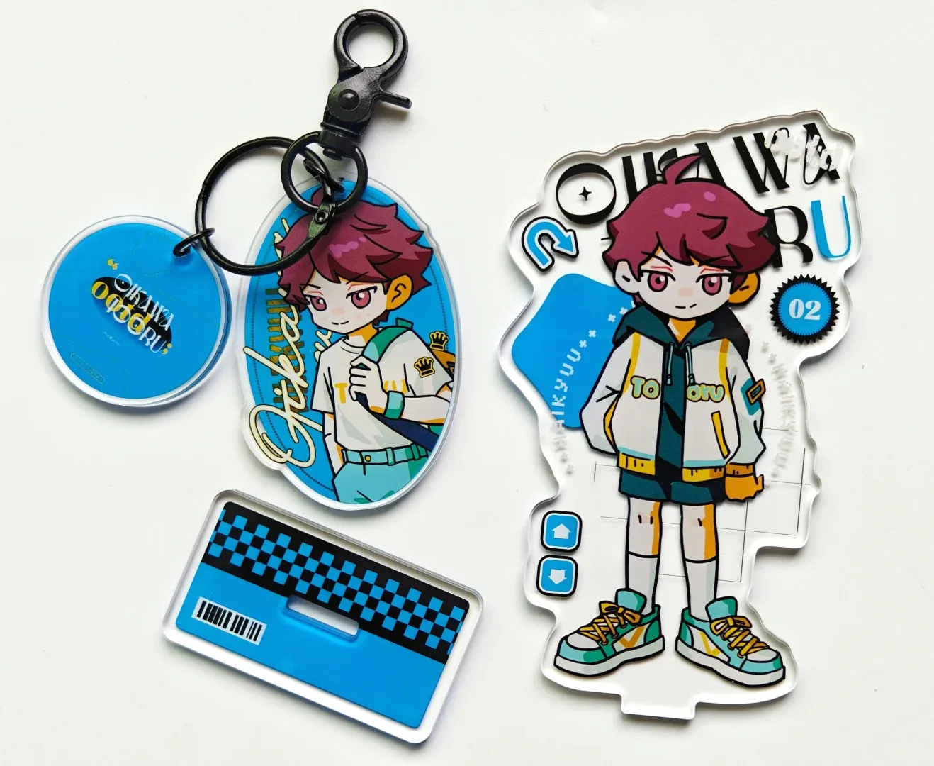 Kenken Nishizawa аниме брелок для ключей мужчин женский настольный декор стоячий