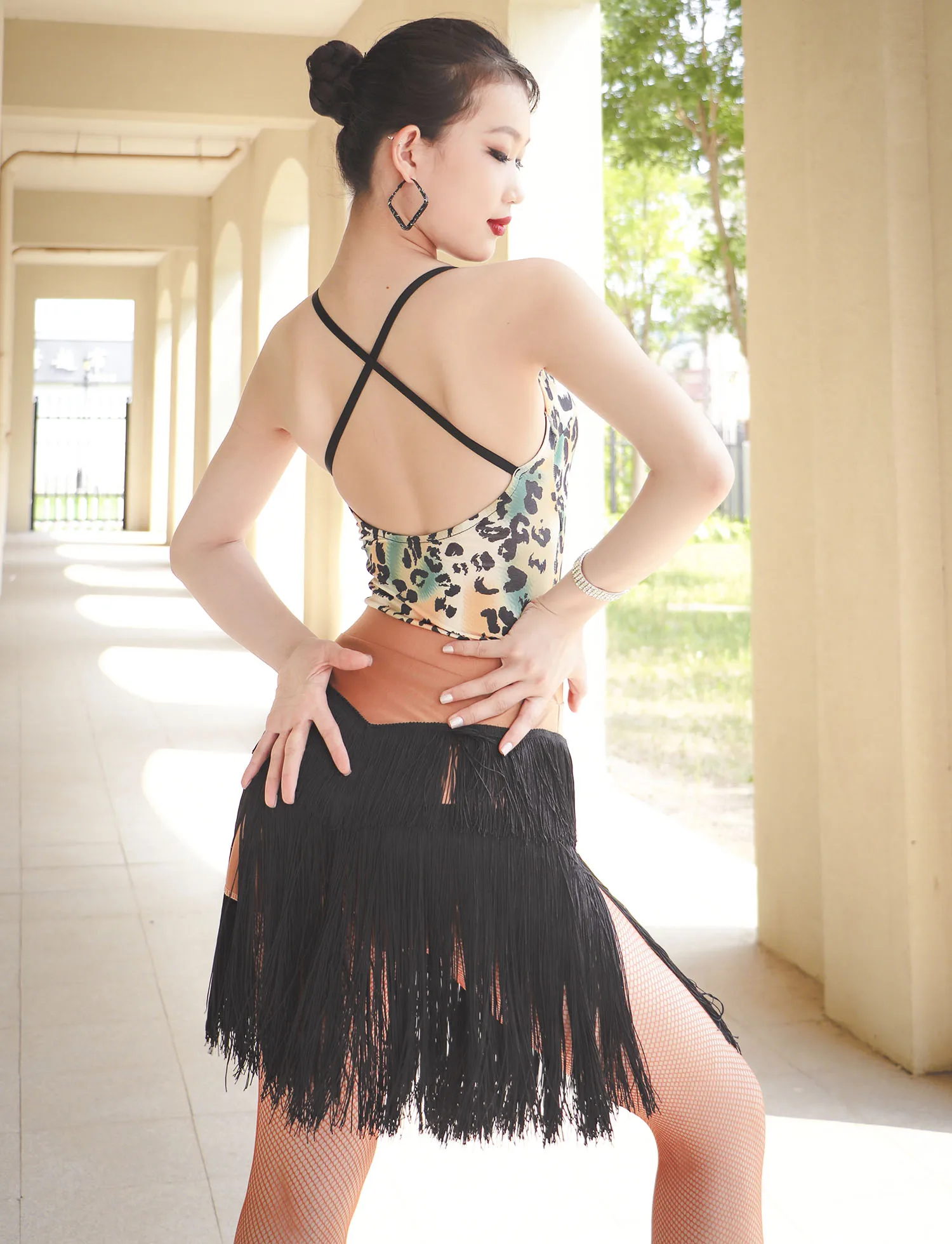 Танцевальная одежда платья для латиноамериканских танцев женский костюм