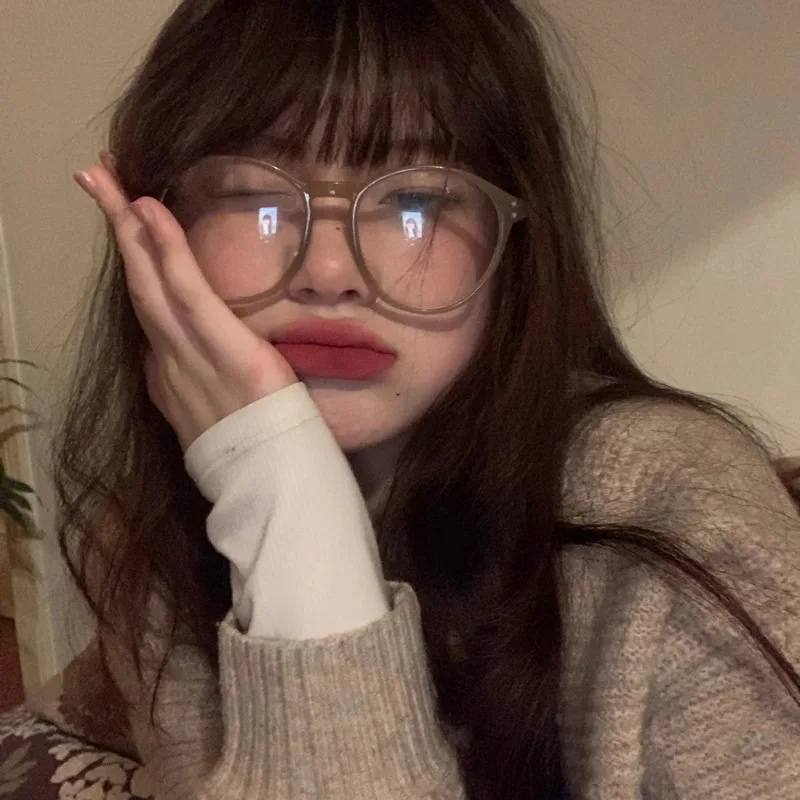 

Transparent Computer Glasses Frame Women Men Anti Blue Light Round Eyewear Blocking Glasses Optical Spectacle Eyeglass