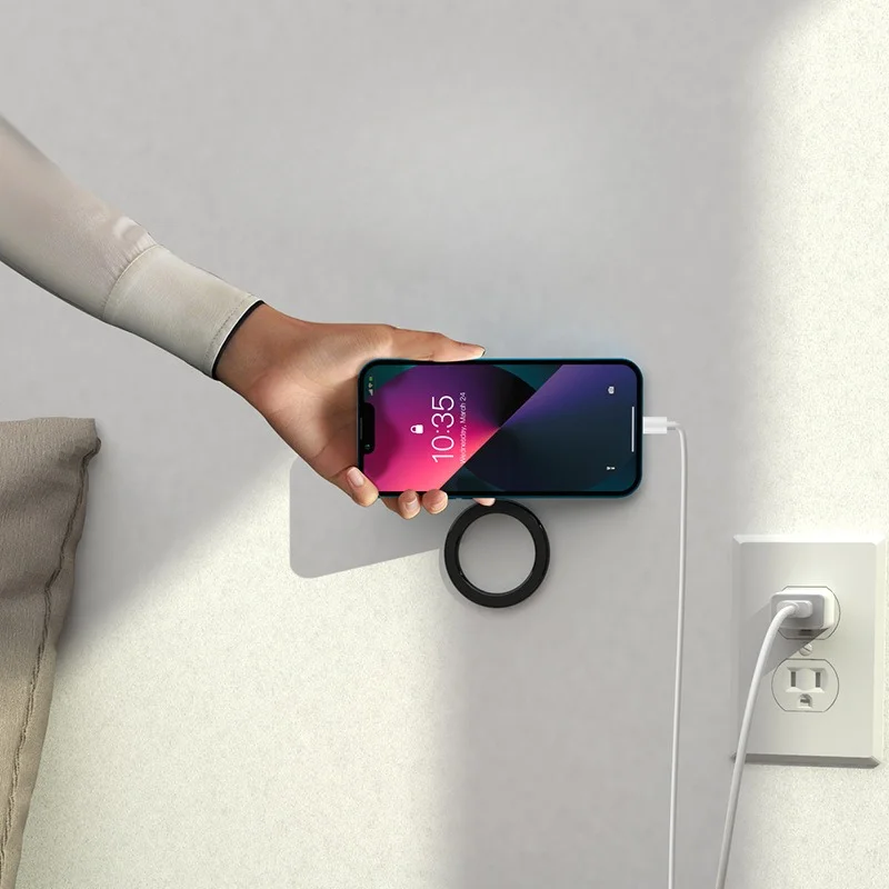 

Магнитный кольцевой держатель для iPhone 14, 13, 12, магнитный настенный держатель, магнитная Автомобильная Подставка для телефона