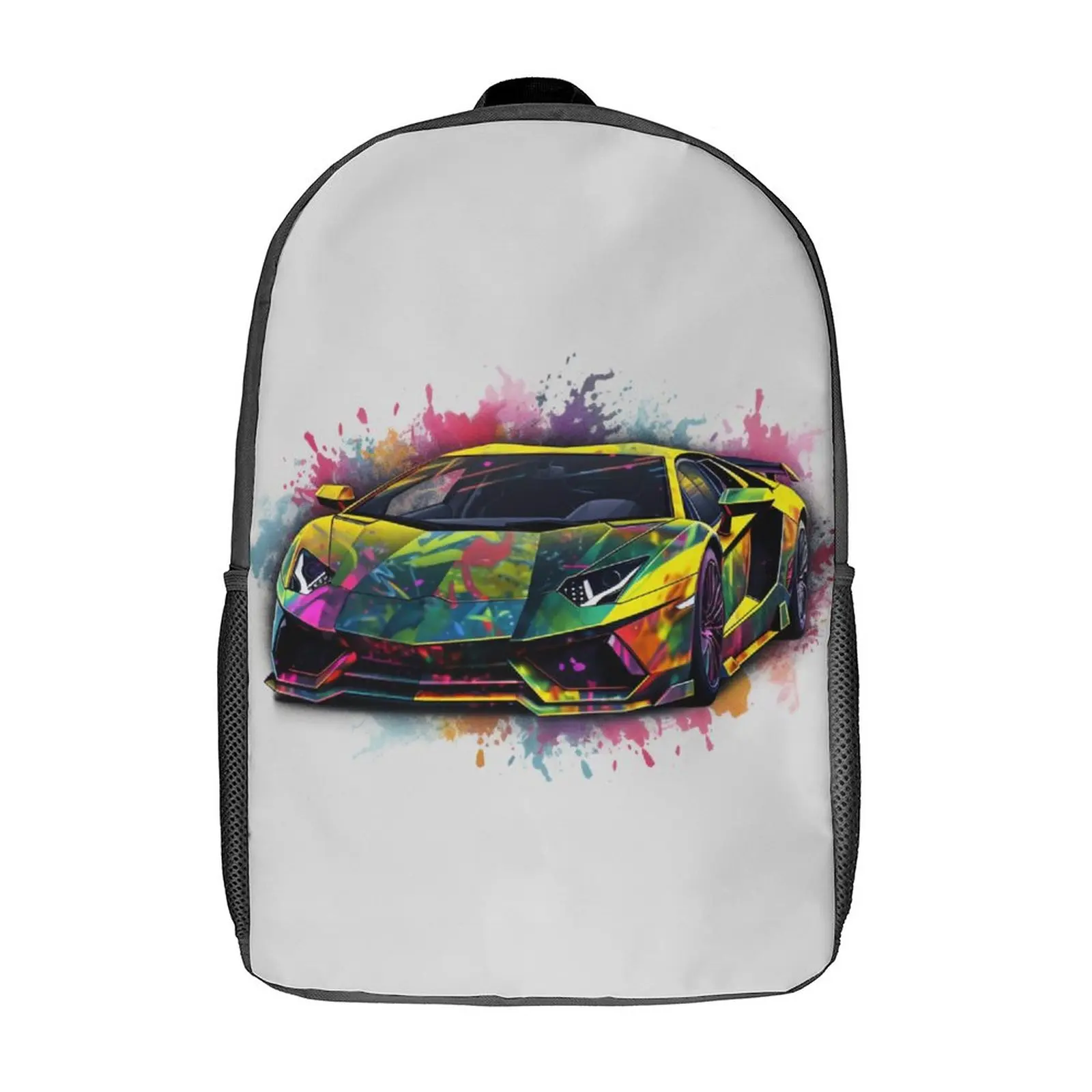 

Luxury Sports Car Backpack Psychadelic Grafitti Travel Backpacks Youth Designer Big High School Bags Fashion Rucksack