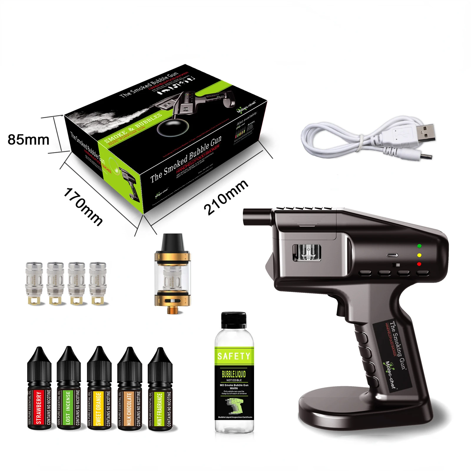 

Ручной генератор дыма для коктейлей