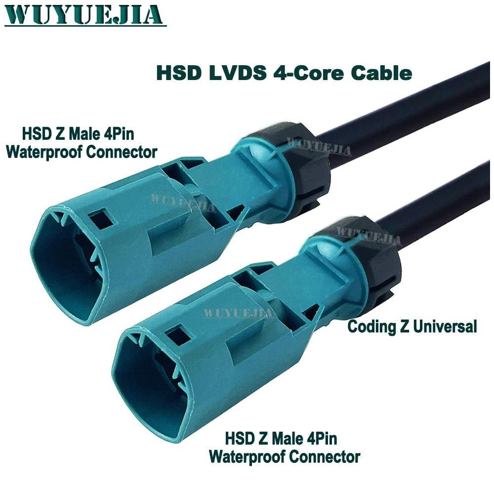 Водонепроницаемый HSD 4-контактный универсальный разъем Z мама на для