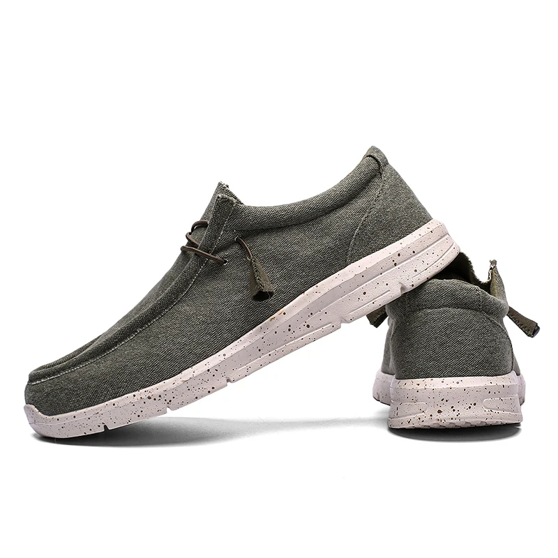 

Summer Men Canvas Shoes Espadrilles Breathable Casual Shoes Men Loafers Comfortable Ultralight Lazy Boat Shoes Plus Size 39-48