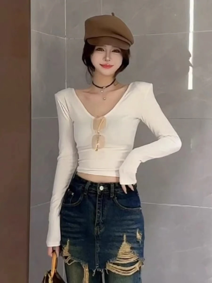 2024 осенне-зимняя новая шлифовальная корейская облегающая рубашка ярких цветов с