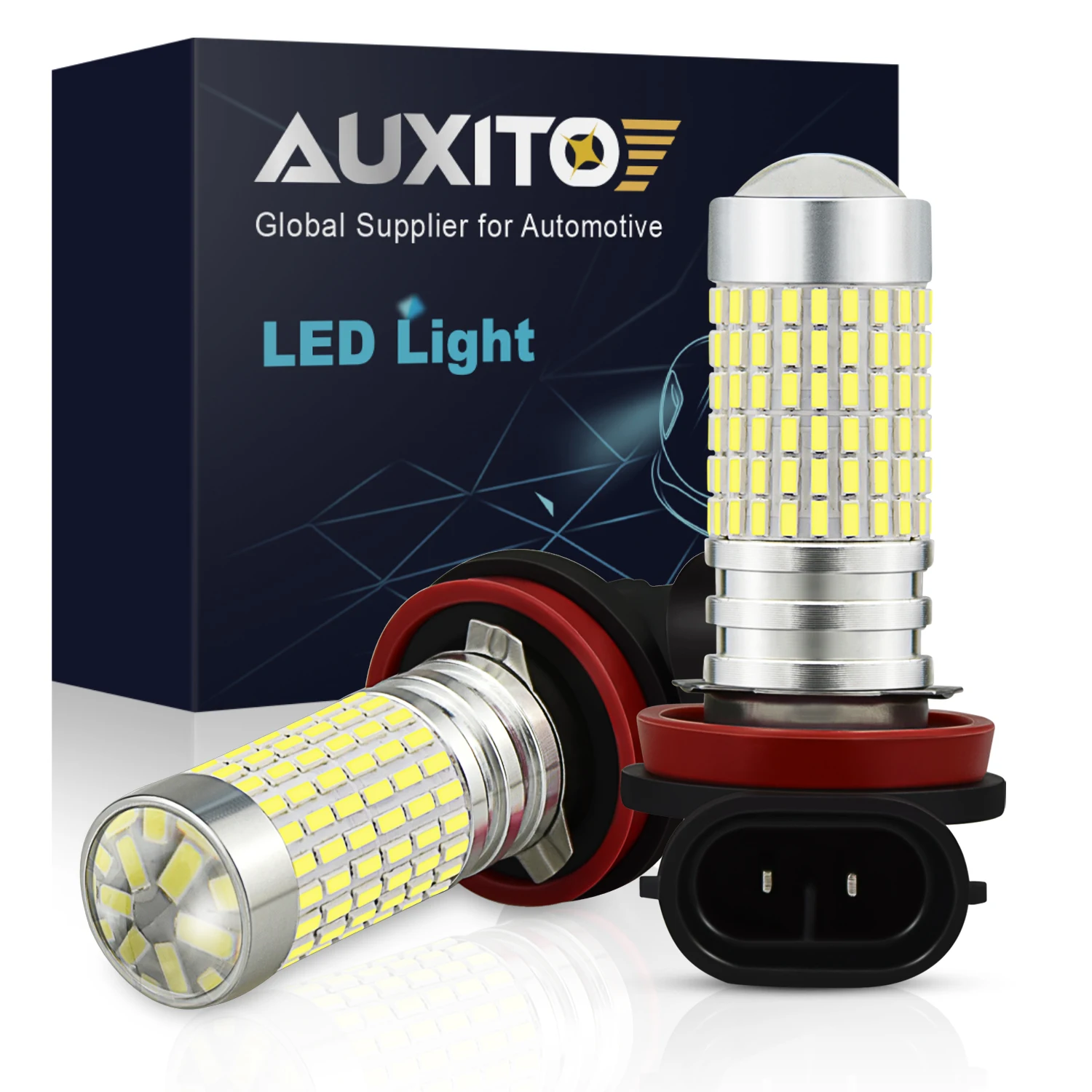 

Автомобильные светодиодные лампы AUXITO, 2 шт., H11, H8, H10, 9145, Светодиодные Автомобильные противотуманные фары для Mazda CX5, CX7, CX30, MX5, 3, 6, GG, GH 9006, HB4, бел...