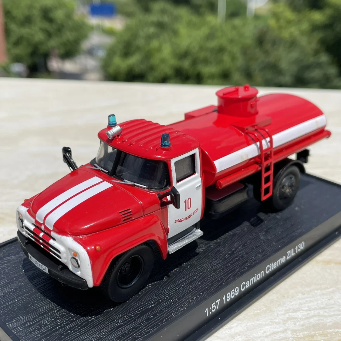 

TOY GODS 1/57 Scale Car Model Toys 1969 Camion Citeme ZIL130 Fire-engine Diecast Metal Car Model Toy For Gift,Collection