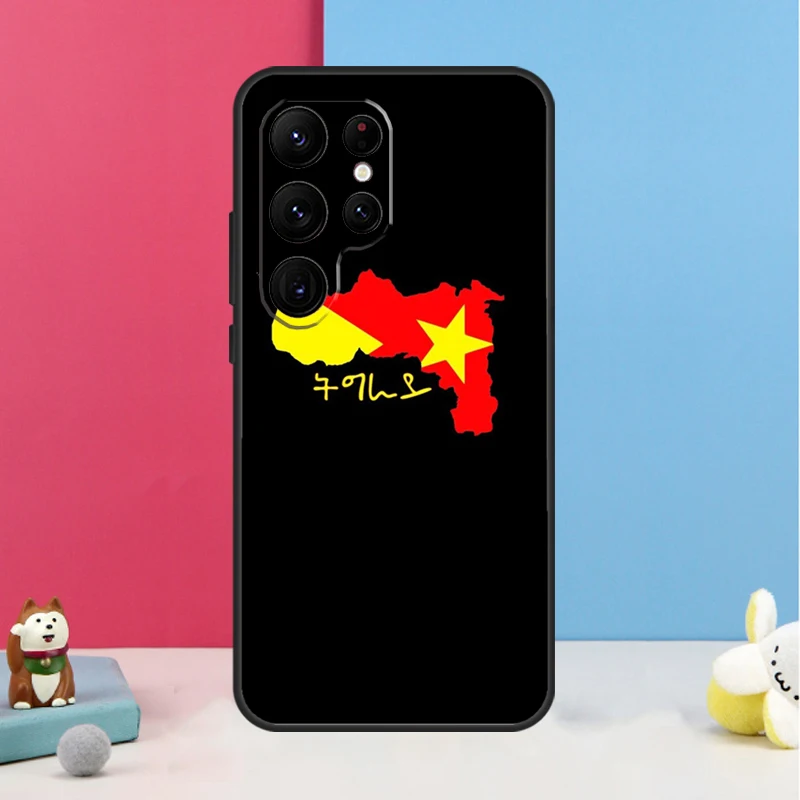 Фото Чехол с флагом Тигрей для Samsung Galaxy S25 S26 Ultra S20 S21 S22 S23 S24 S10 Plus S25 FE, задняя крышка-накладка №2