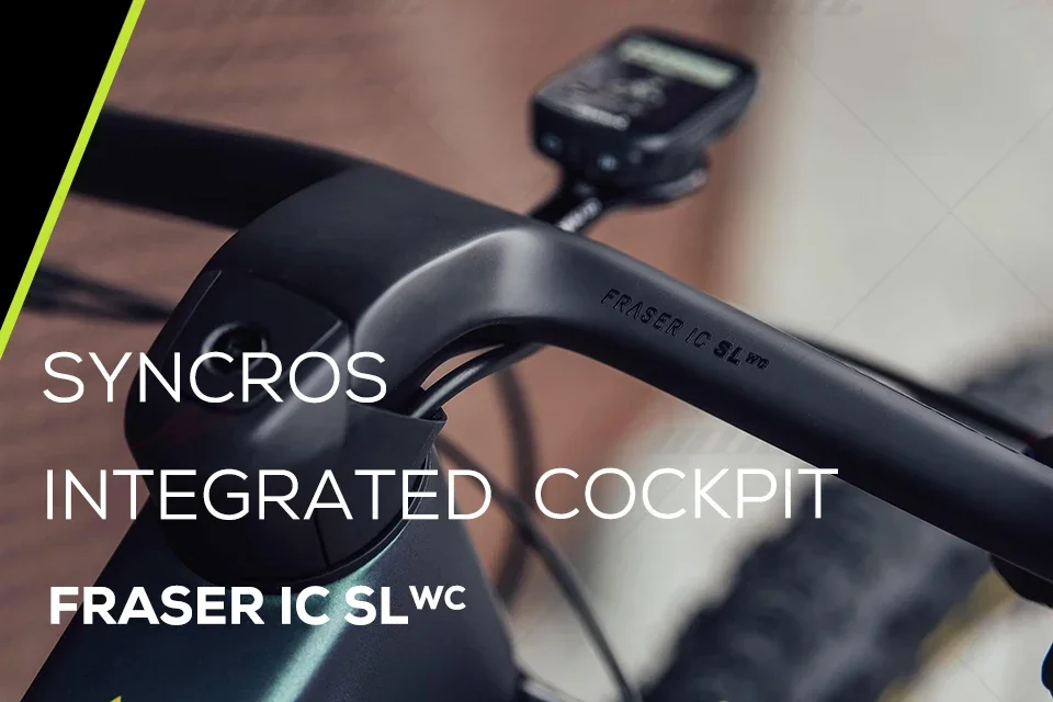 2022 SYNCROS FRASER IC SL WC For Sparks Frame 740MM -20° Full Carbon Fibre Integrated Cockpit MTB Handlebar Titanium screws